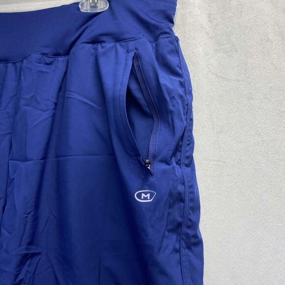 MAROAUT Zippered Side Pockets Athletic Running Lined Shorts Women XXL Blue New - Picture 12 of 14